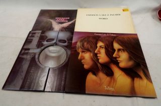 4 X Emerson Lake & Palmer (elp) Vinyl Lps Inc 