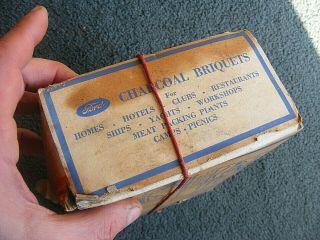 Rare Box Vintage 1930s Henry Ford Charcoal Briquets Model A T Wood Parts Scraps 4