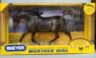 Breyer 1362 Thunderstorm Weather Girl Black Arabian Mare Model Horse - Nib