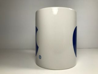 Vintage Apple Macintosh Mac Computers Logo Coffee Mug With Handle Blue White 5