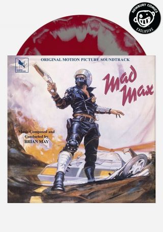 Brian May Queen Mad Max Soundtrack Newbury Comics Ltd Red / Grey Vinyl Lp