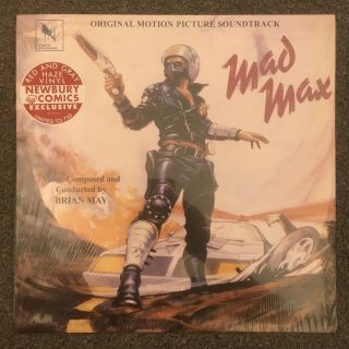 Brian May Queen Mad Max Soundtrack Newbury Comics Ltd RED / GREY Vinyl LP 2