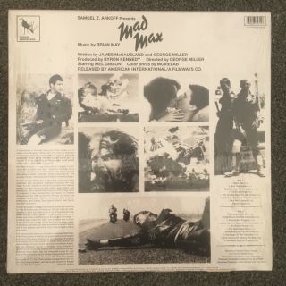 Brian May Queen Mad Max Soundtrack Newbury Comics Ltd RED / GREY Vinyl LP 3