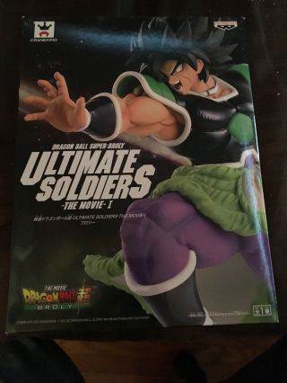 Broly Dragon Ball Ultimate Soldiers The Movie Banpresto Figure Authentic