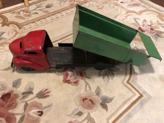 Antique Wyandotte All - Metal Product Co.  Dump Truck Pressed Steel