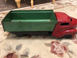 Antique Wyandotte All - Metal Product Co.  Dump Truck Pressed Steel 3