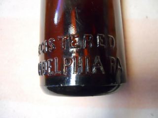 Crown Cap Amber Straight Side Coca Cola Philadelphia 1909 Shippin 7