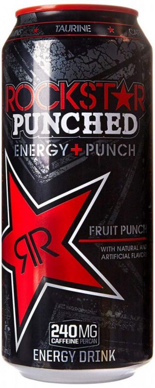 Rockstar Punch Energy Drink,  16 - Ounce Cans (pack Of 24) (packaging May Vary)