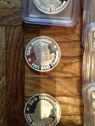 Chris Moneymaker coin - Poker Stars - Poker Card Protector - 1 Ounce Pure Silver 3