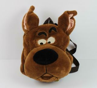 Scooby Doo Dog Kids Backpack Plush Big Face Hanna Barbera