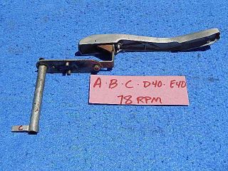 Ami A B C D40 E40 Mechanism Pickup Arm And Base Assembly For 78 Rpm Use