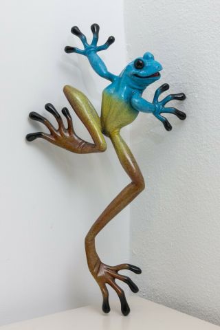 Rare Desi Frog Figurine 19 " High Kitty 