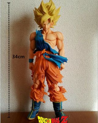 Toy Cartoon Anime Dragon Ball Z Super1 Saiyan Goku Statue Pvc Figure Model Doll