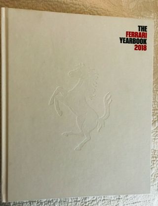 Ferrari Official 2018 Yearbook Rare