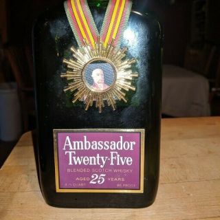 1967 Never Opened Bottle Ambassador Twenty Five Blended Scotch Whiskey