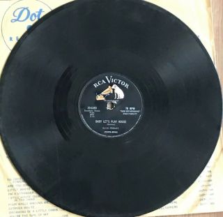 Elvis Presley RCA Victor 20 - 6383 Baby Let ' s Play House /I ' m Left You ' re Right 78 4
