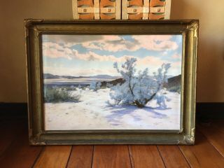 Stephen Willard Hand Painted Desert Photograph Death Valley California Painting 11