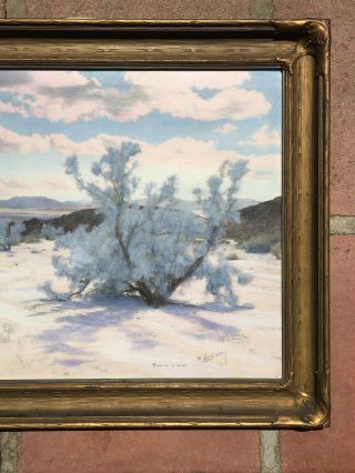 Stephen Willard Hand Painted Desert Photograph Death Valley California Painting 2