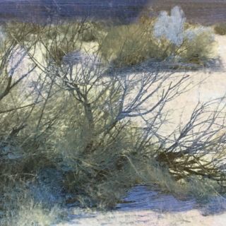 Stephen Willard Hand Painted Desert Photograph Death Valley California Painting 6