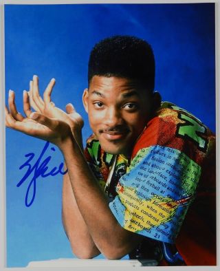 Will Smith The Fresh Prince Autograph Signed 8 X 10 Jsa