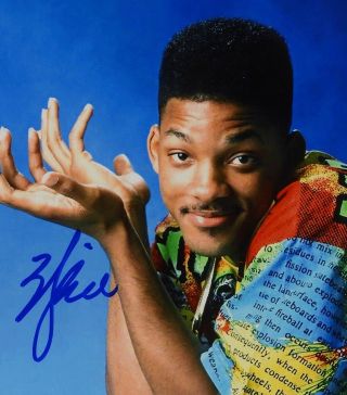 Will Smith The Fresh Prince Autograph Signed 8 x 10 JSA 2