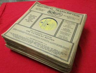 (64) 1930s Radio Transcription Discs 78 Rpm Lucky Strike Hit Parade Most E,
