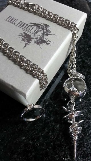Final Fantasy Xiii - 2 Serah Farron Necklace & Ring | Ff13 Cosplay Squall Cloud