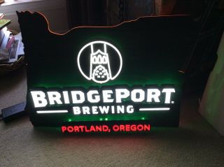 Bridgeport Brewing Led Lighted Beer Sign