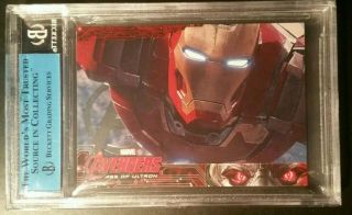Robert Downey Jr Iron Man Avengers Ud Foil Card Auto Signed Autograph Jsa Bgs