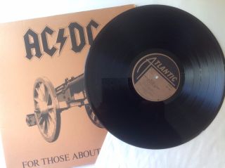 AC DC For Those About To Rock 1981 Analog Vinyl Record Lp 2