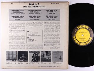 Mal Waldron Sextet - Mal/2 LP - Prestige - 7111 Mono DG RVG 446 W 50th 2
