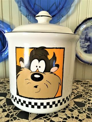 1993 Looney Tunes Tasmanian Devil Cookie Jar Orig.  Box