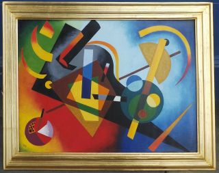 Wassily Kandinsky Oil On Canvas 1932 With Frame In