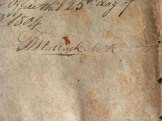 1804 Thomas McKean,  DOI signer,  Timothy Matlack,  land grant document signed 3