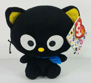 Nwt Ty Sanrio Chococat Black 6 Inch Plush Cat Stuffed Animal