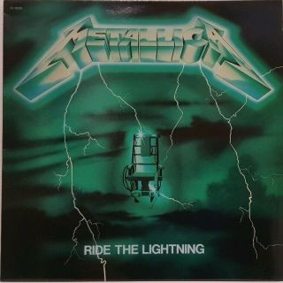 Metallica Ride The Lightning Vinyl Lp.