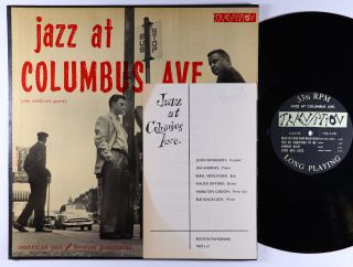 John Windhurst - Jazz At Columbus Ave.  Lp - Transition - Trlp - J - 2 Mono Vg,