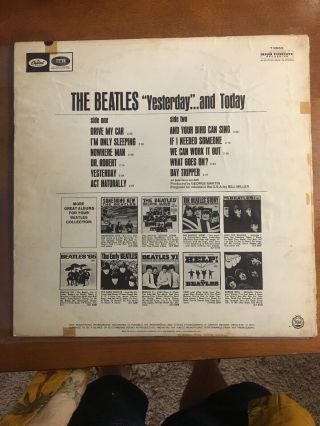 Beatles Yesterday And Today Butcher Cover 3rd Peel Mono Edition 2