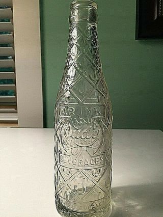 Interesting Deco Soda Bottle Embossed " Drink Judy Beverages  Harrisburg,  Penna "