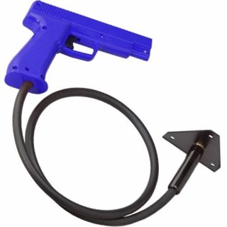 Blue Happ 45 Cal.  Optical Arcade Game Gun Area 51 Virtua Cop Police Trainer Etc.