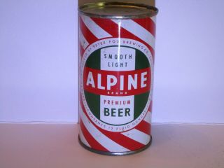 Alpine Premium Flat Top Beer Can