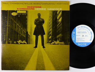 Herbie Hancock - Inventions & Dimensions Lp - Blue Note Mono Rvg Ny Usa Vg,