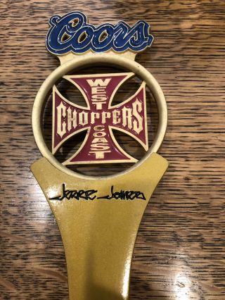 Coors West Coast Choppers Jesse James Beer Tap. 4