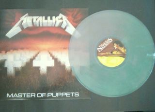 Metallica Master Of Puppets Lp Vinyl Rock Metal Rare Kill Ride Ass Black Thrash