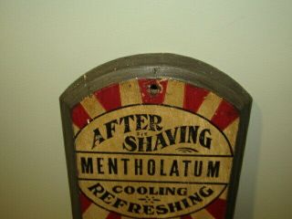 Antique Barber Shop Pole Mentholatum Druggists Dorfmann Bros.  Thermometer 8