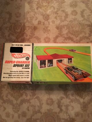 Hot Wheels Redline Charger Sprint Set W/ Instructions 1969