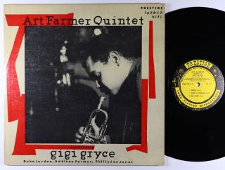 Art Farmer Quintet - Ft.  Gigi Gryce Lp - Prestige Mono Dg Rvg 446 W 50th Vg,