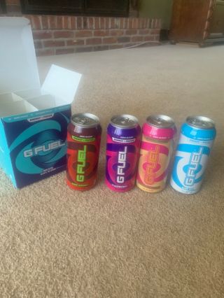 Gfuel Cans 4 Pack Variety