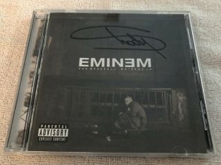 Eminem The Marshall Mathers Lp Signed Cd Autographed Stan Real Slim Shady