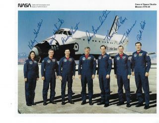 Space Shuttle Sts - 49 Endeavour Crew Signed